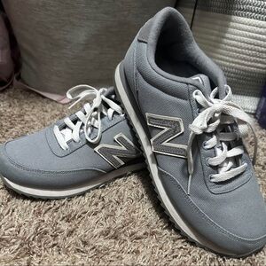 New Balance 501 Grey Lace-Up Women's Sneakers